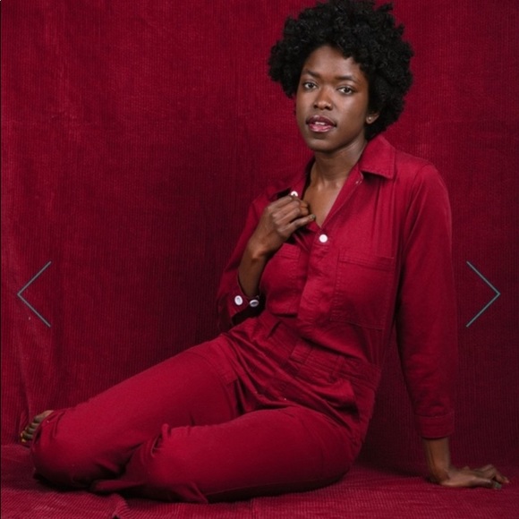Big Bud Press Pants - Big Bud Press Long Sleeve Jumpsuit Cranberry